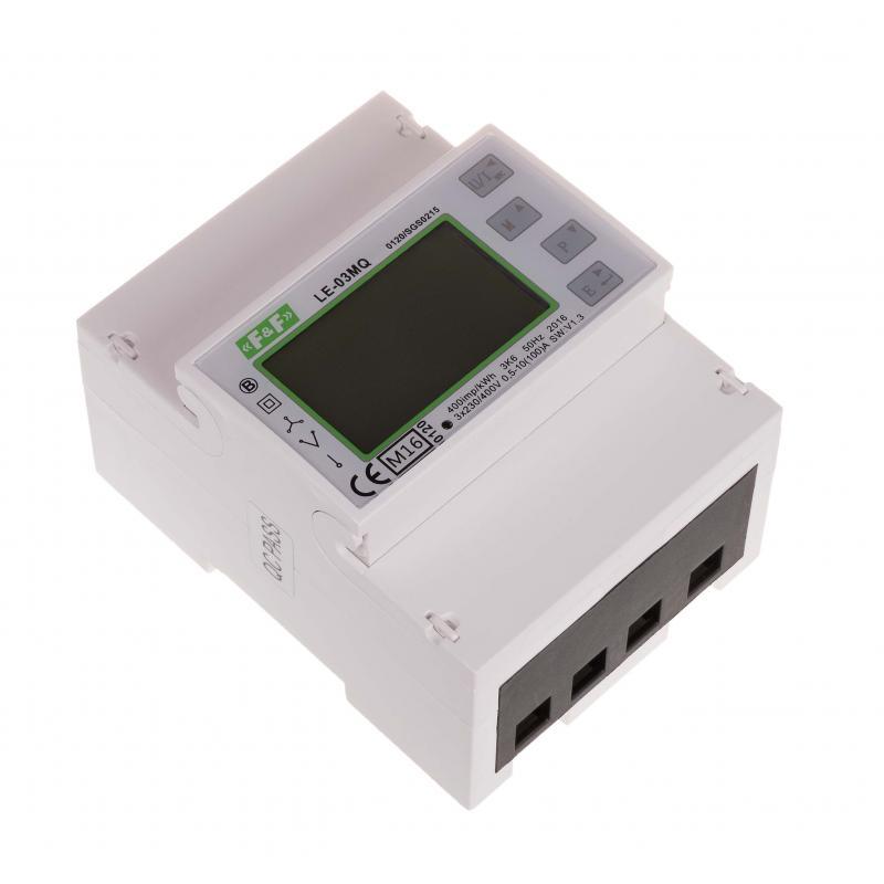 LiczniK energii elektrycznej - trójfazowy RS-485, energia bierna LE-03MQ