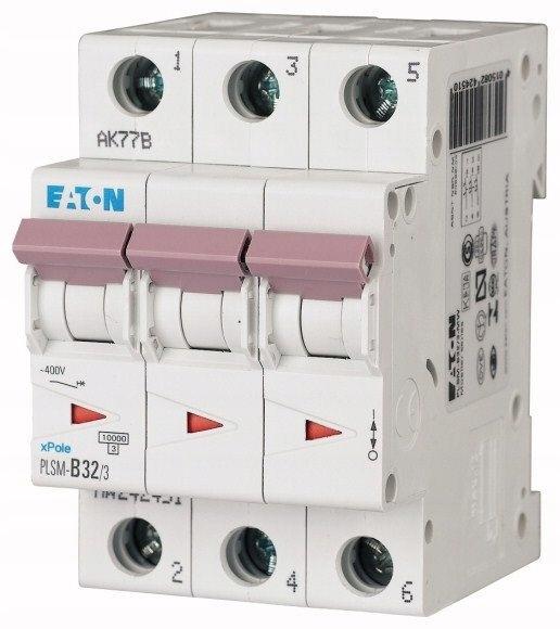 EATON Wyłącznik nadprądowy 3-biegunowy PLSM-C32/3-MW