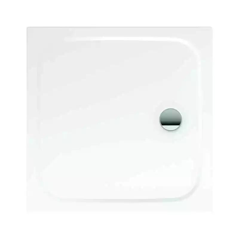 Brodzik stalowy emaliowany z ekstrapłaskim nośnikiem 90x90x1.8 cm KALDEWE