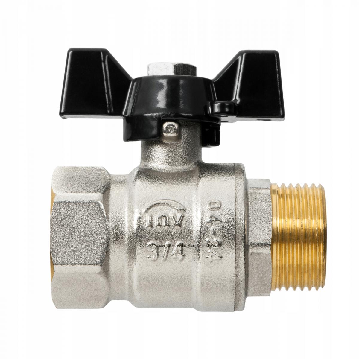 INVENA ZAWÓR KULOWY WODNY WZ Z MOTYL. TYP CIĘŻKI GLADIATOR PROV 1