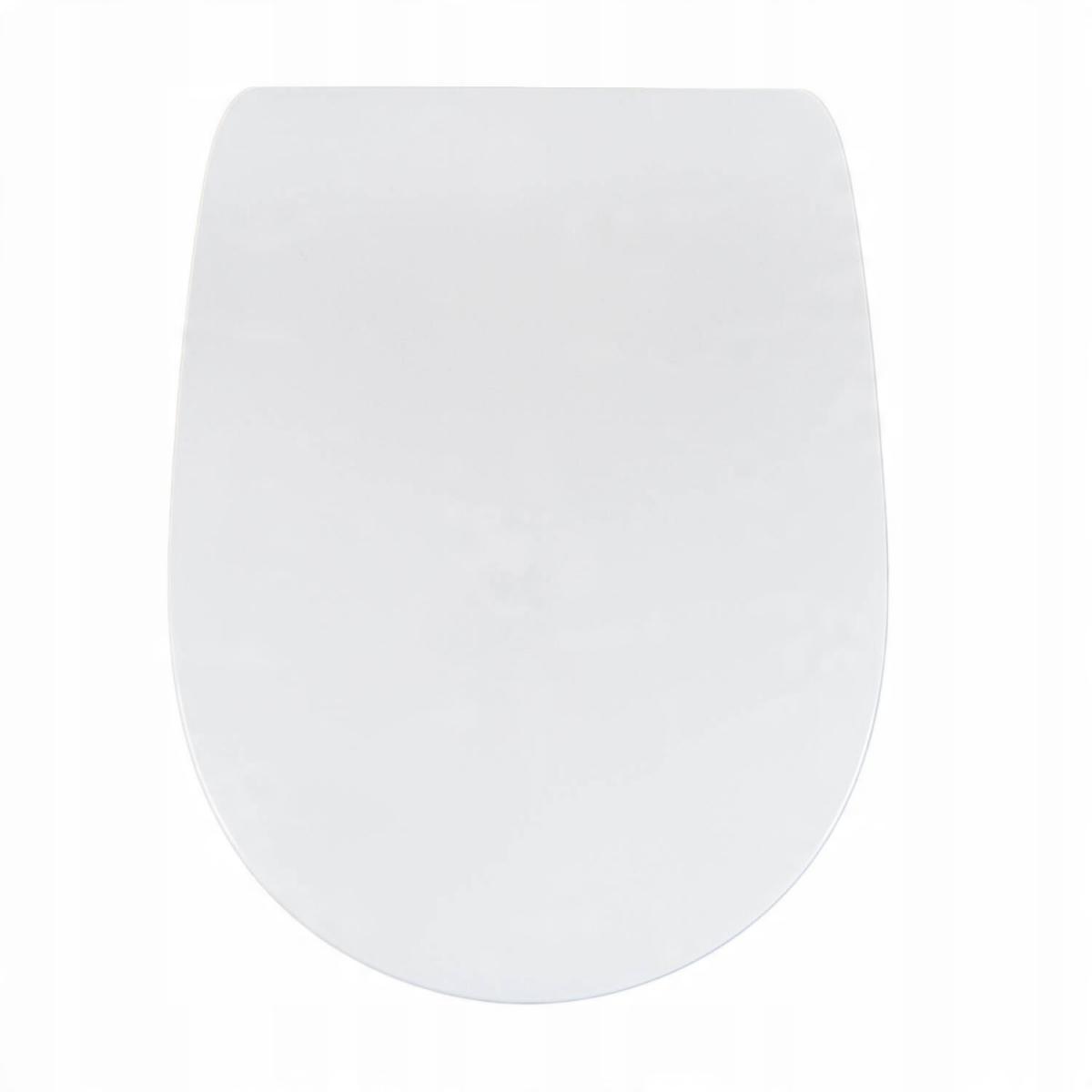 Deska WC GAP ROUND/MERIDIAN Slim Wolnoopadająca Duroplast Biały ROCA