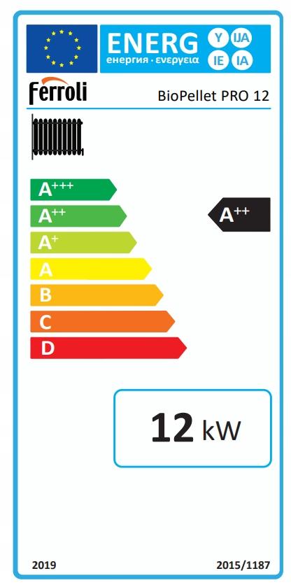 FERROLI BIOPELLET PRO 8 Kocioł ekologiczny na pellet płaszcz wodny 48h