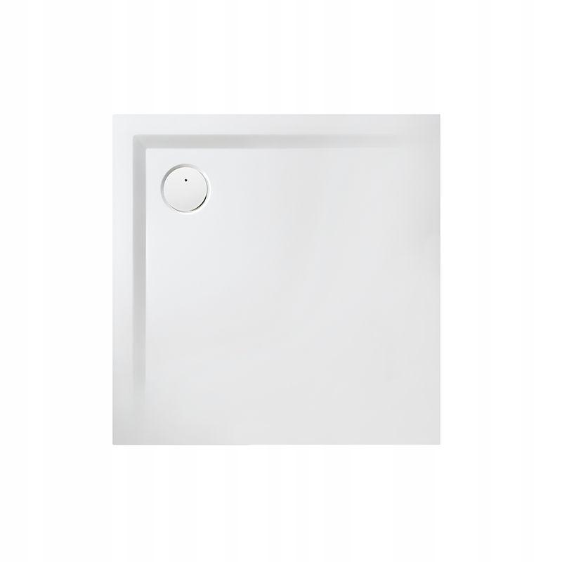 Brodzik min kwadratowy 90x90x3cm SANPLAST Space Mineral B-M/SPACE z syfonem