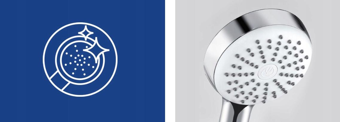 Rączka natrysku KLUDI FRESHLINE z tworzywa sztucznego chrom