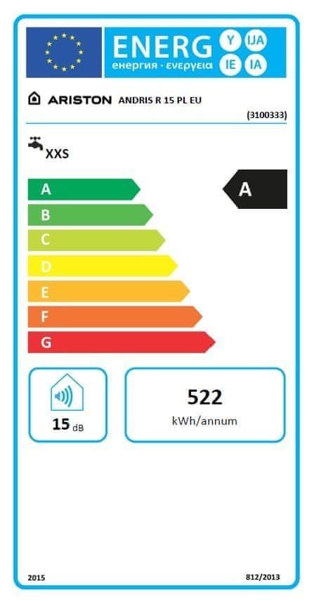 Podgrzewacz elektr. poj do montażu nad zlewem 15l ARISTON ANDRIS R 15 PL