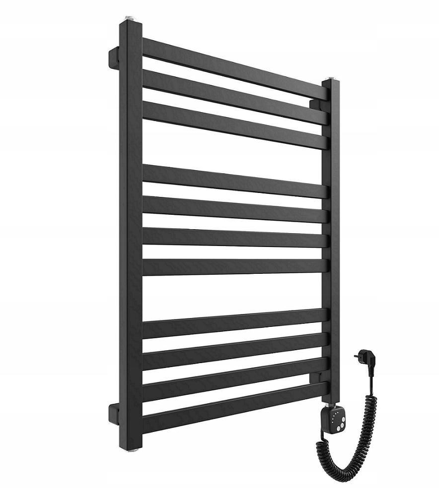 Grzejnik elektryczny VITALLE Loano E 75/53 313 W 730x530 czarny mat