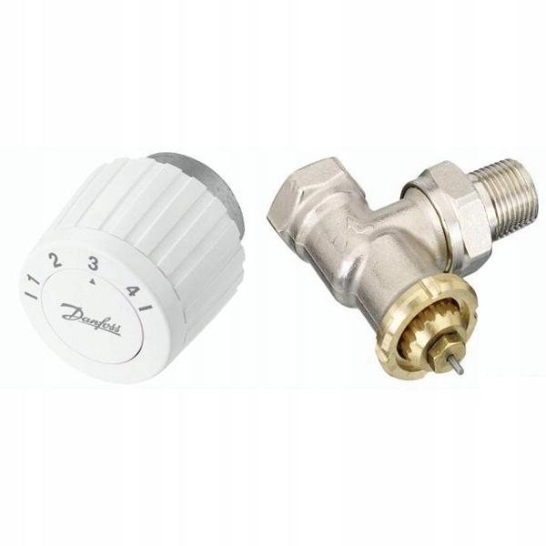 DANFOSS Zawór grzejnikowy kątowy DANFOSS FJVR 7x12x17 mm 10 bar 10-50°C