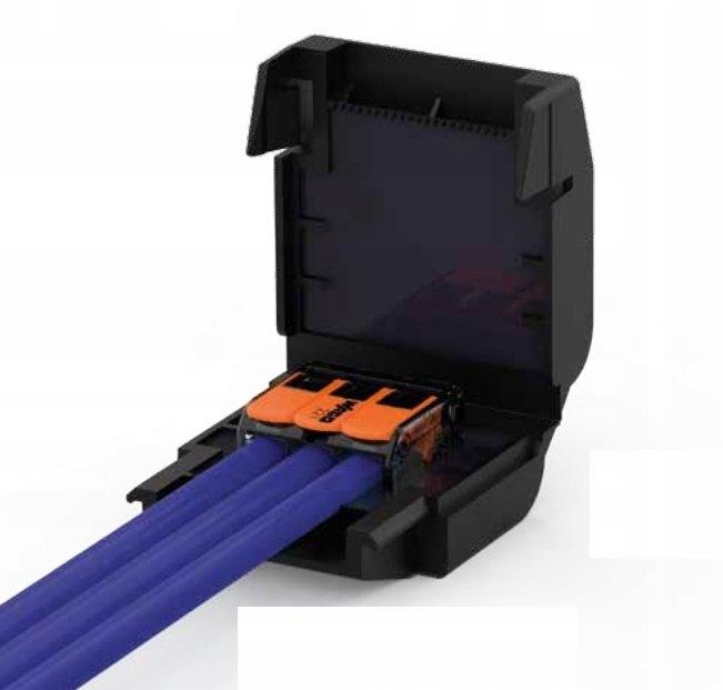 CELLPACK Puszka żelowa EASY-PROTECT 332 ze złączkami WAGO-COMPACT 221-412