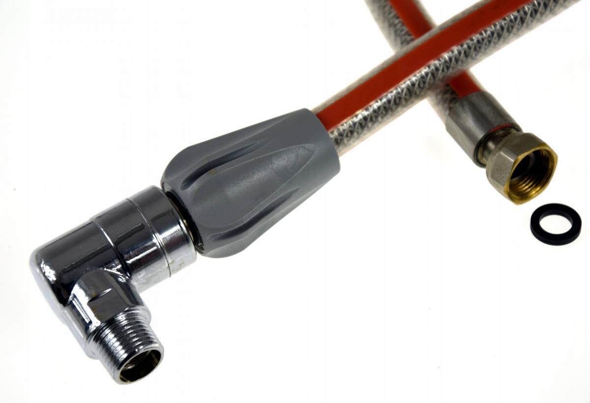 INVENA PRZEWÓD DO GAZU SUPER EURO Z ZAWOREM-125CM