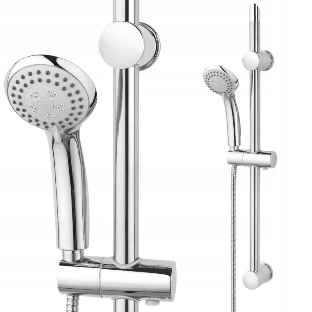 INVENA ZESTAW NATRYSKOWY NA DRĄŻKU CITY 3F