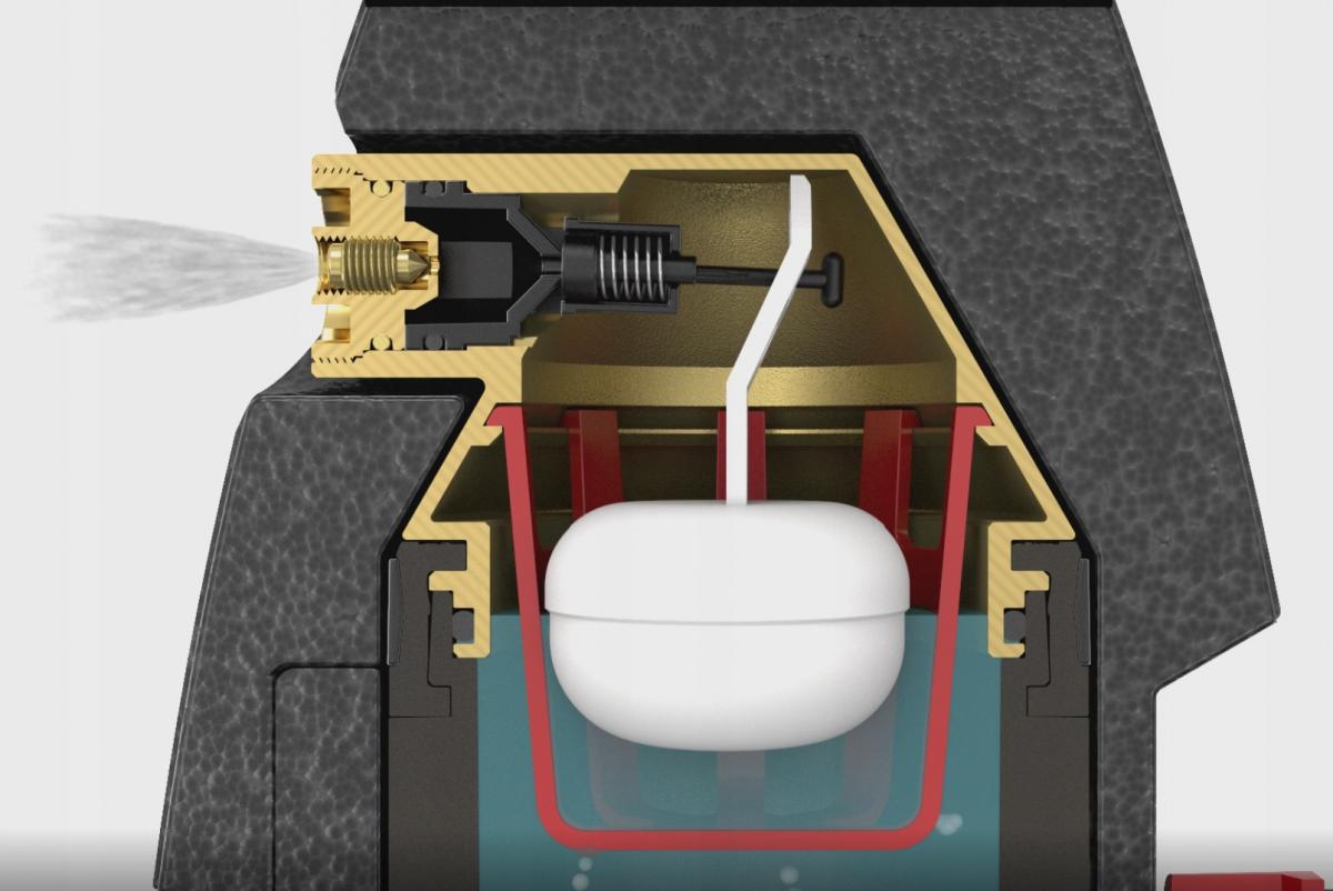 Separator powietrza ze zintegrowaną izolacją XStream Vent (DN25) G1F-GW