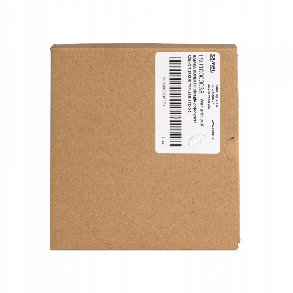 ZAMEL Gong dwutonowy elektromechaniczny Largo, GNS-208 230V, czarno-srebrny