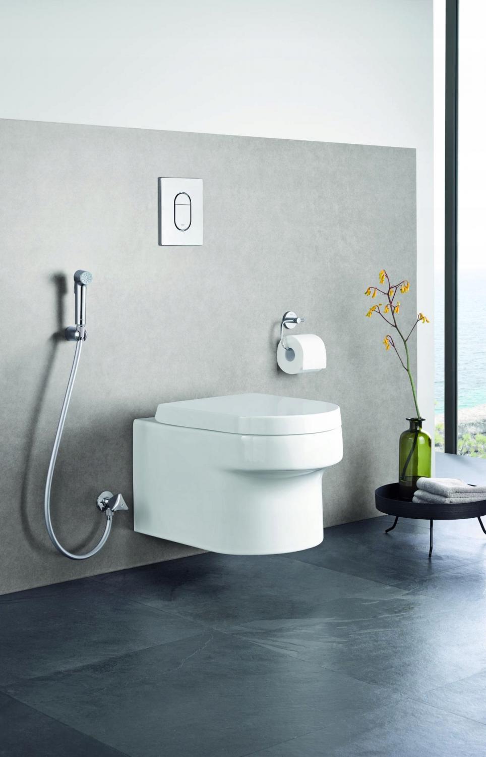 Przycisk uruchamiający GROHE Arena Cosmopolitan do WC chrom 156x197x10 mm