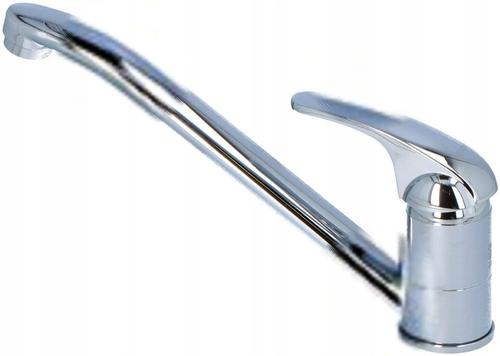 Bateria kuchenna Gala stojąca jednootworowa z obrotową wylewką chrom