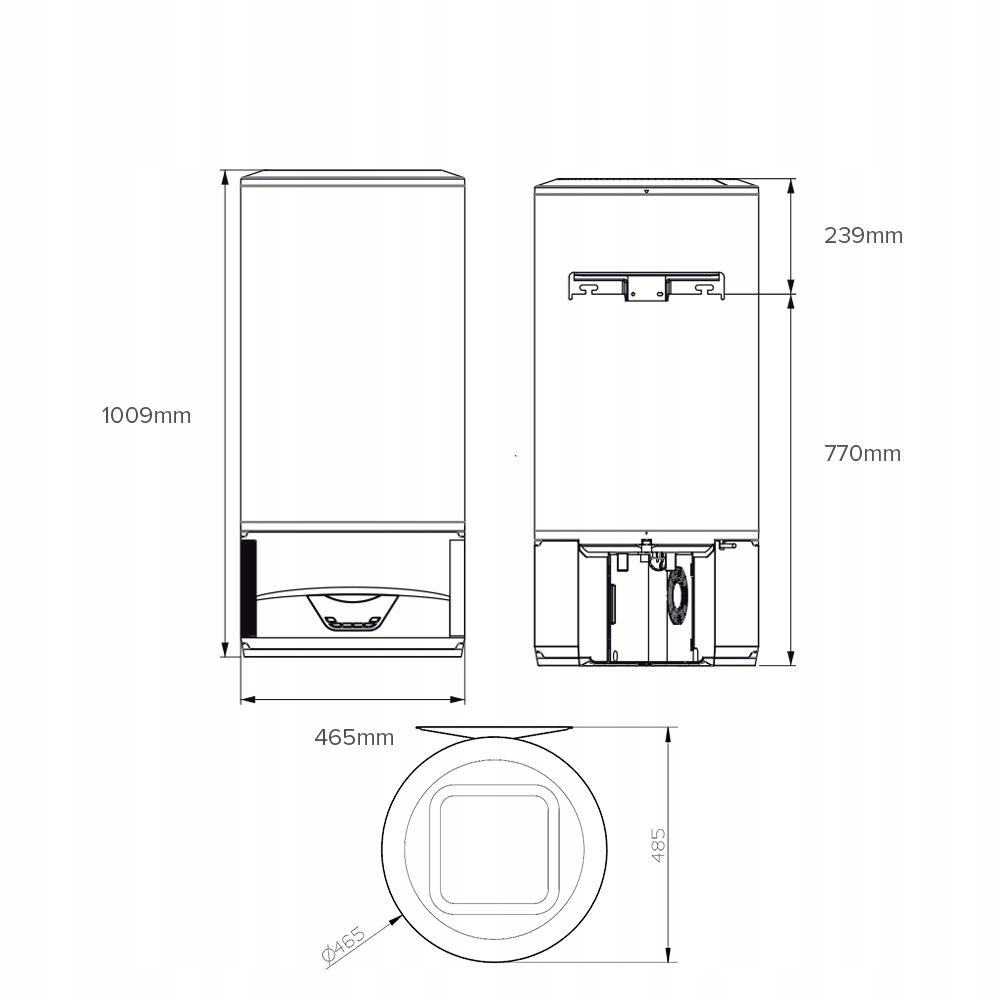 Podgrzewacz elektryczny poj 80l 1.2 kW 8 bar ARISTON LYDOS Hybrid WiFi 80