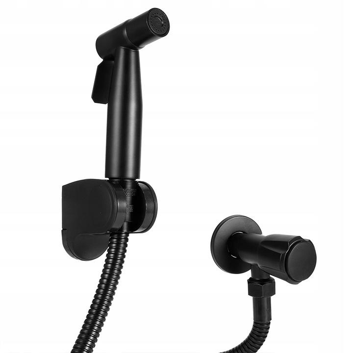 INVENA BATERIA BIDETOWA PODTYNK OKRĄGŁA, CZARNY