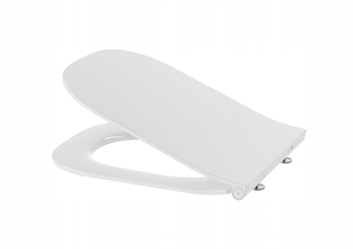 Deska WC GAP Ultra Slim Wolnoopadajaca Biały ROCA[5]