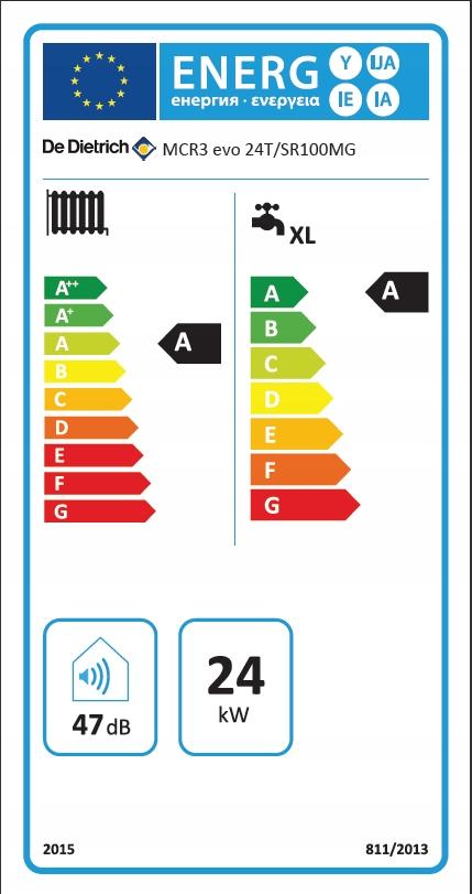 Kocioł gazowy De Dietrich MCR3 Evo 24T +100L 48h