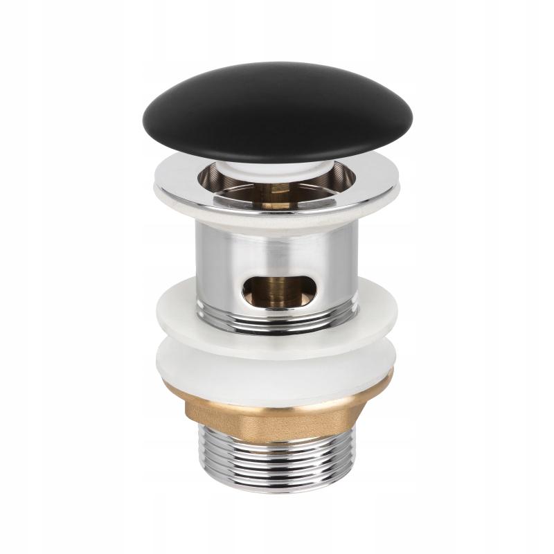 INVENA KOREK CLICK-CLACK, Z PRZELEWEM, DUŻY GRZYBEK CZARNY PÓŁMAT