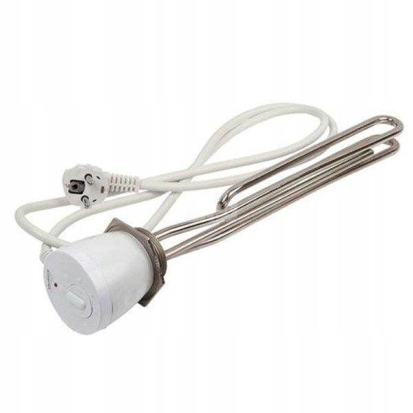 Grzałka elektryczna typ 50 4.5 kW 400 V 1 1/2 z termostatem KOSPEL