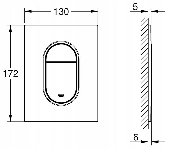GROHE RAPID SL 3W1 STELAŻ PODTYNKOWY WC