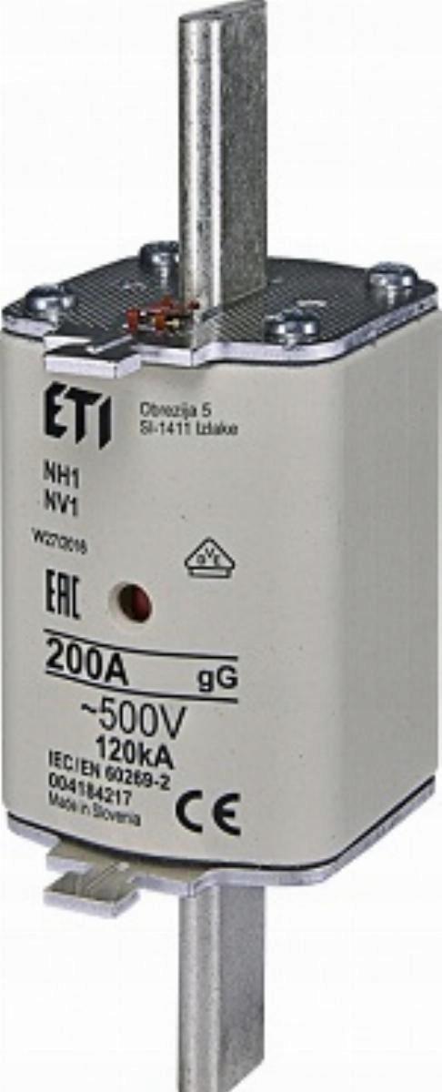 ETI Wkładka topikowa przemysłowa zwłoczna KOMBI NH1 gG 40A/500V