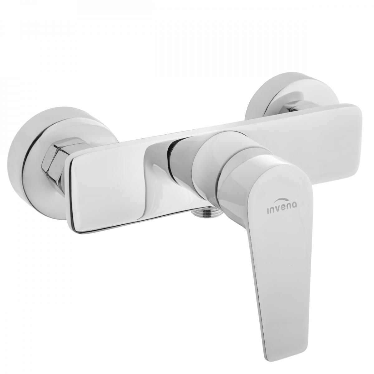 INVENA ZEST PODTYN Z BAT PODTYNK 2F DOKOS, KWADR CHROM, ROZETA