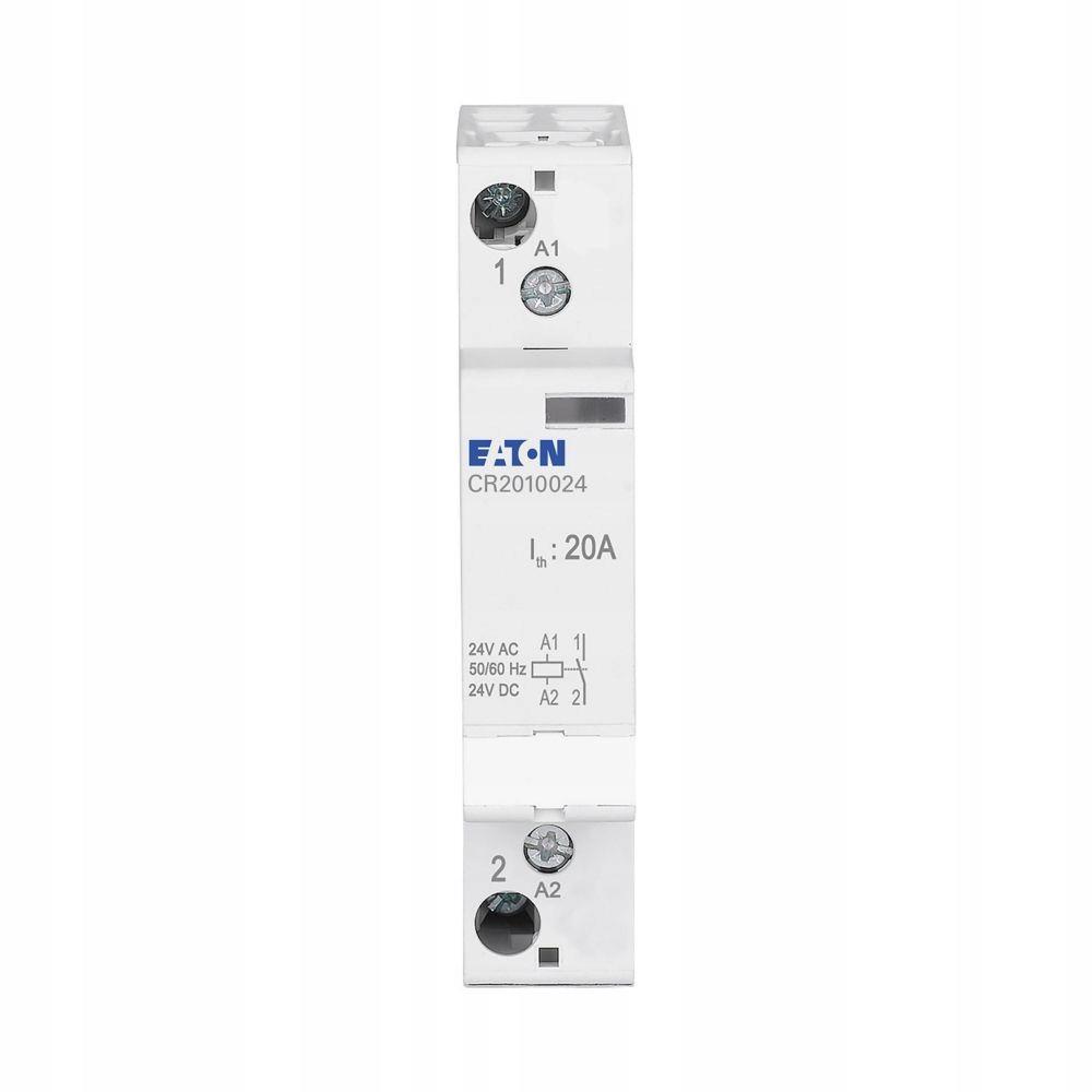 EATON Stycznik instalacyjny, 20A, 24V AC/DC, 1NO CR2010024