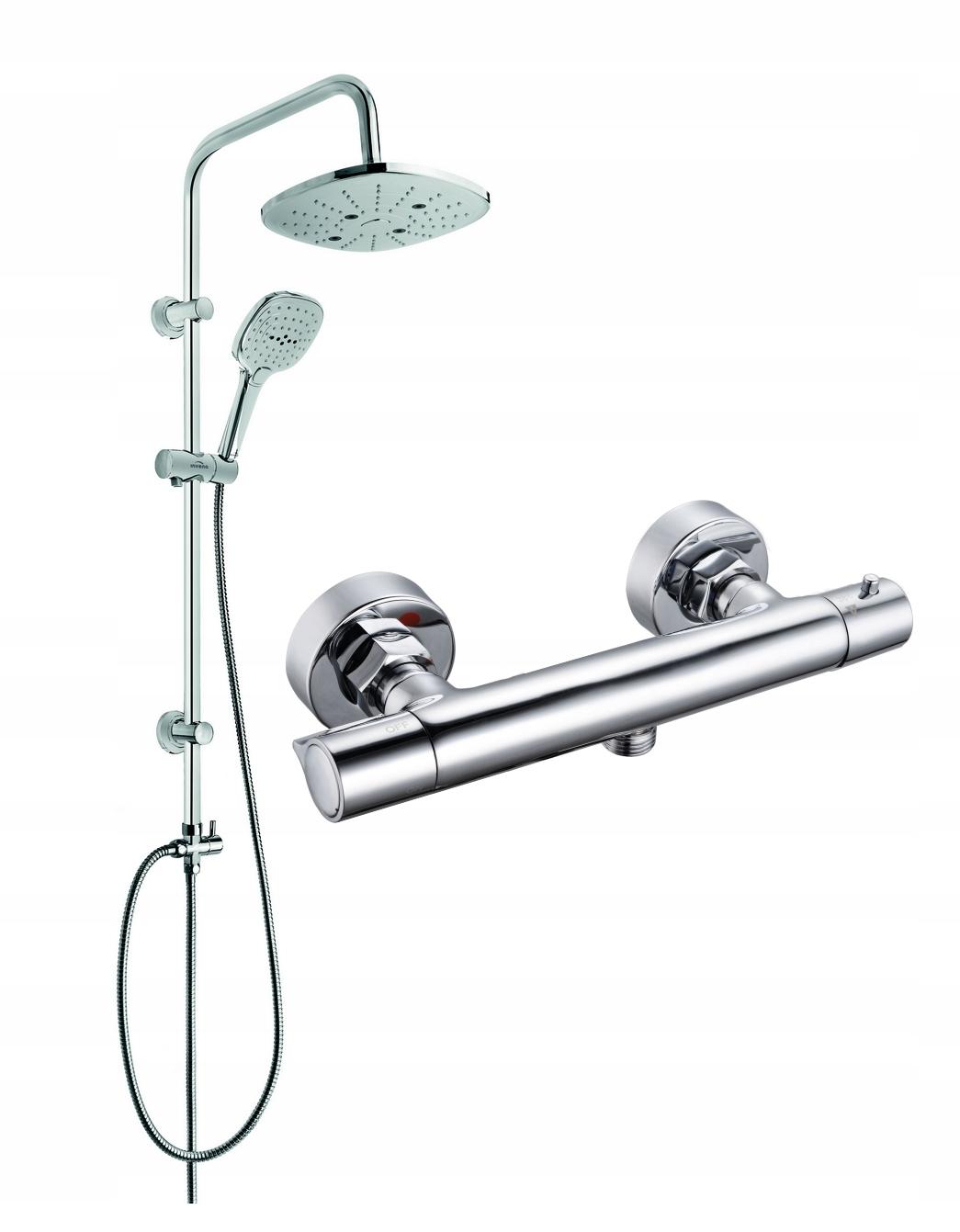 INVENA DESZCZOWNIA ROTONDA BIAŁA, KWADRATOWA