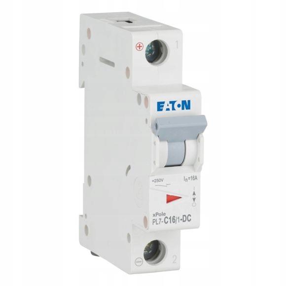 EATON Wyłącznik nadprądowy 10kA DC PL7-C16/1-DC