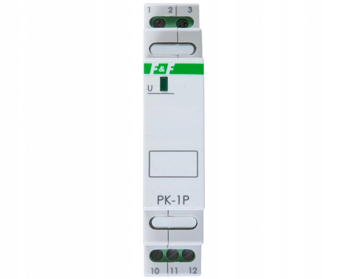 F&F Przekaźnik elektromagnetyczny PK-1P 12V AC/DC, styk: 1P I=16A, 1 moduł