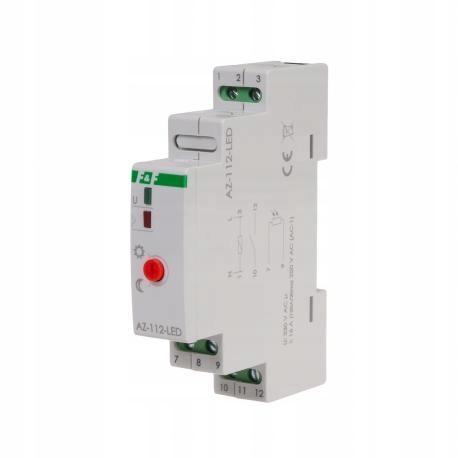Automat zmierzchowy AZ-112-LED z zewnętrzną sondą, przekaźnik InRush16 A (1