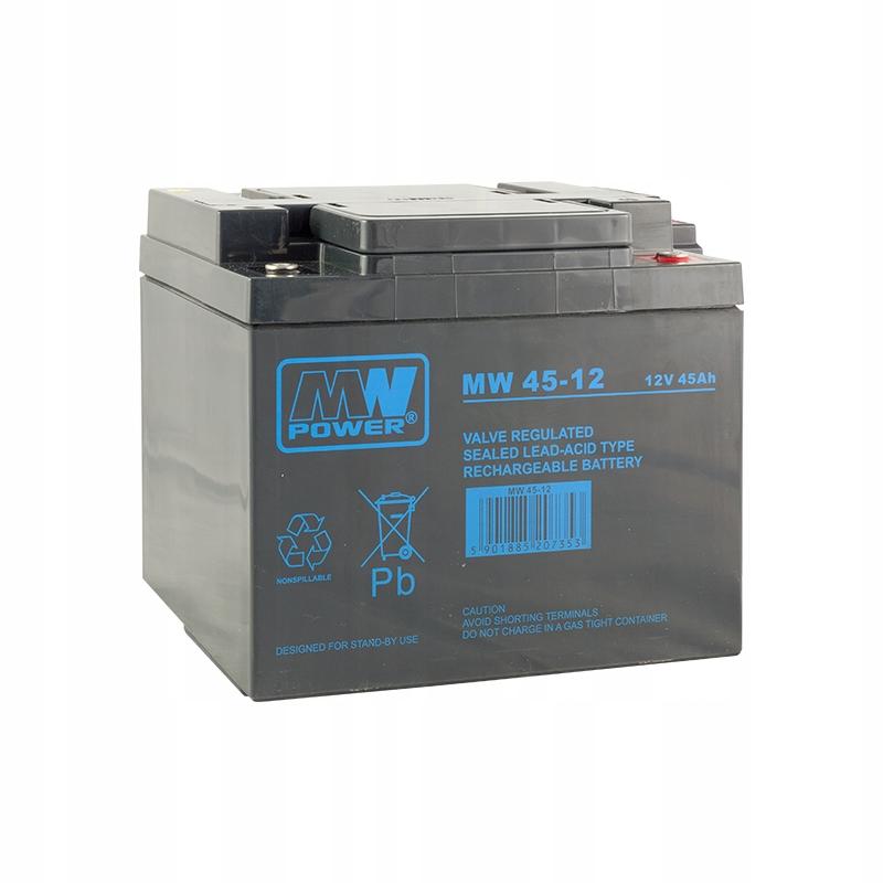 MPL POWER MW Power Akumulator AGM AGM 12V/45Ah 10-12 lat