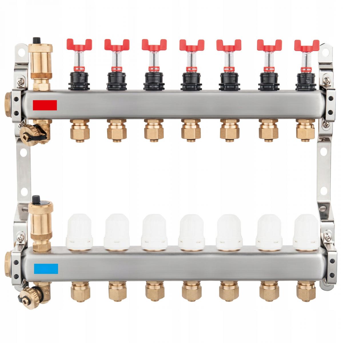 Śrubunek Twist prosty krótki 1 1/4 o-ring mosiadz