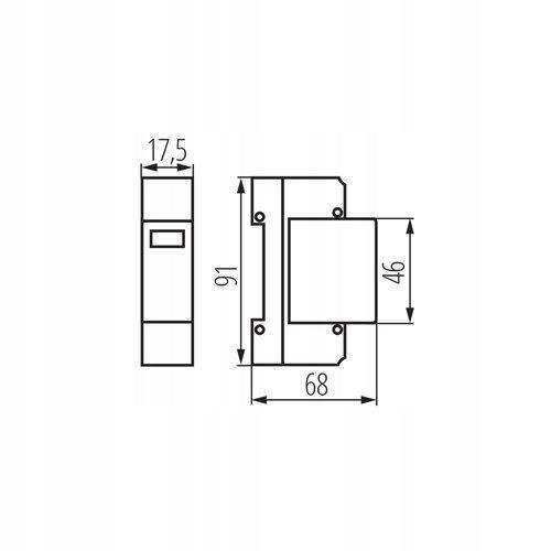 KANLUX Ogranicznik przepięć KSD-T2 275/40 1P