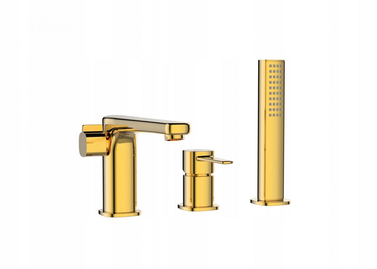 INVENA BATERIA WANNOWA 3 OTWOROWA GLAMOUR INVENA TREND ZŁOTA