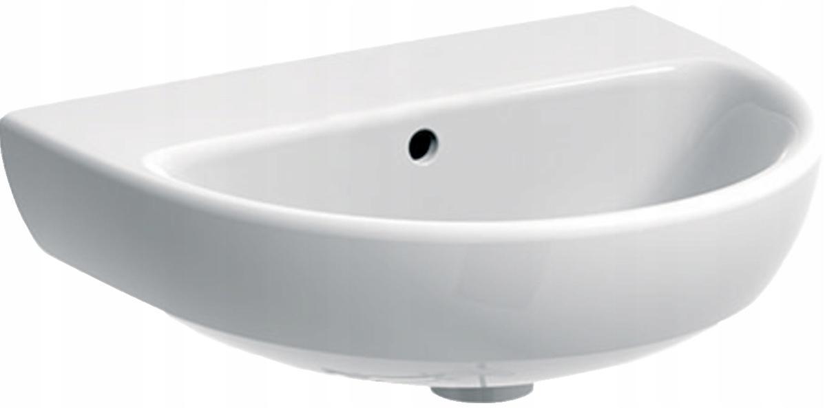 Umywalka kompaktowa Selnova B50 cm, H18 cm, T41 cm, z przelewem, bez otworu