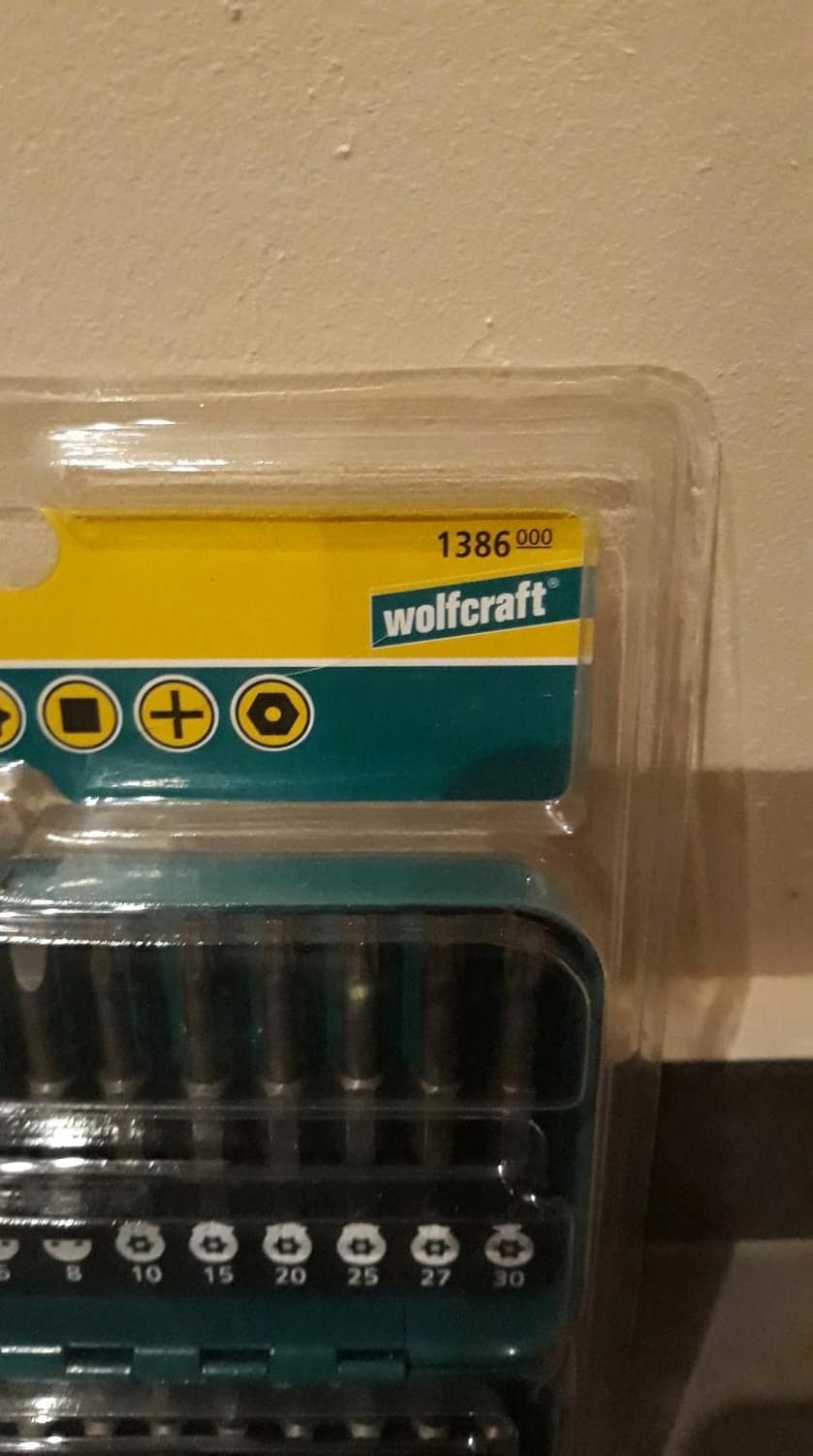 Zestaw bitów Safety Wolfcraft (31 cz.)