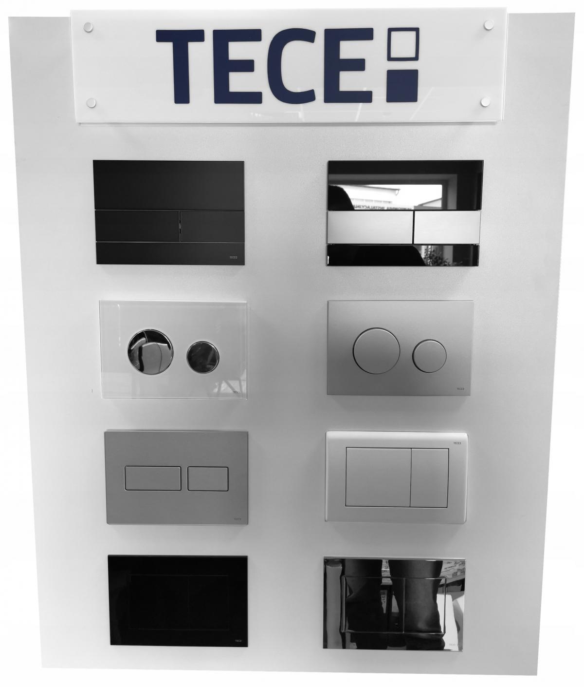 Przycisk spłukujący TECE loop podwójny do WC z tworz sztucz biały