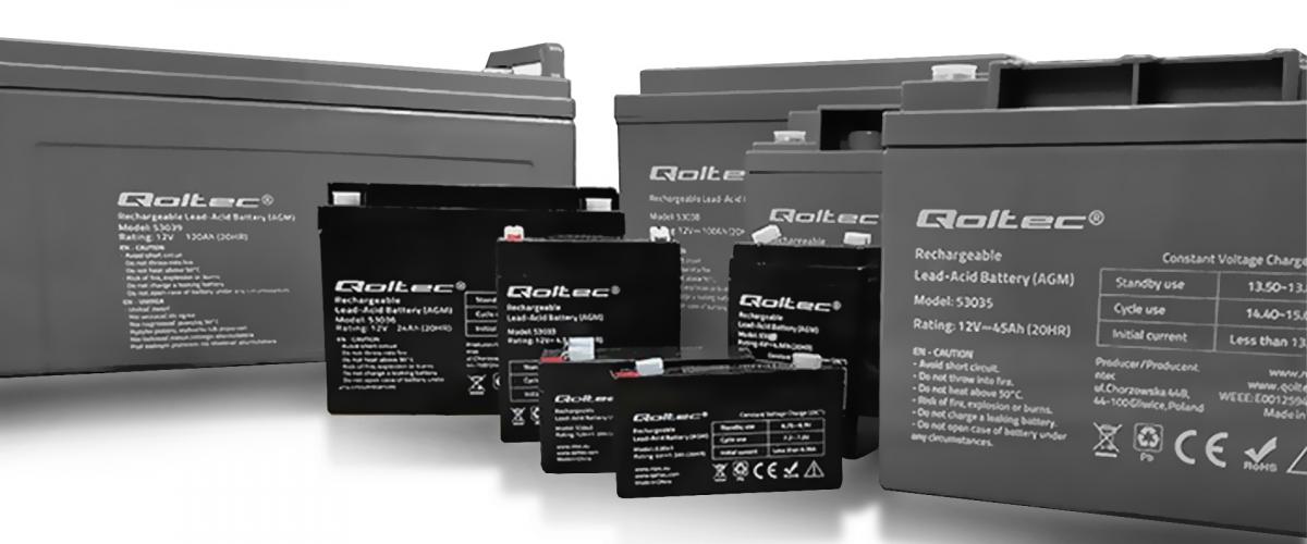 QOLTEC Akumulator AGM 12V 7Ah max. 105A