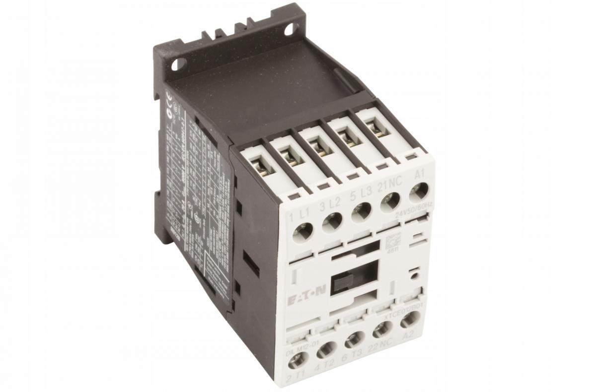 EATON Stycznik mocy I=12A [AC-3], 0Z 1R DILM12-01(24V50/60HZ)