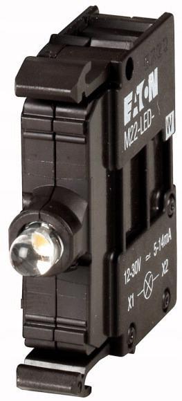EATON Oprawka M22-LED230-R dioda LED czerwona U=230V mocowanie przód