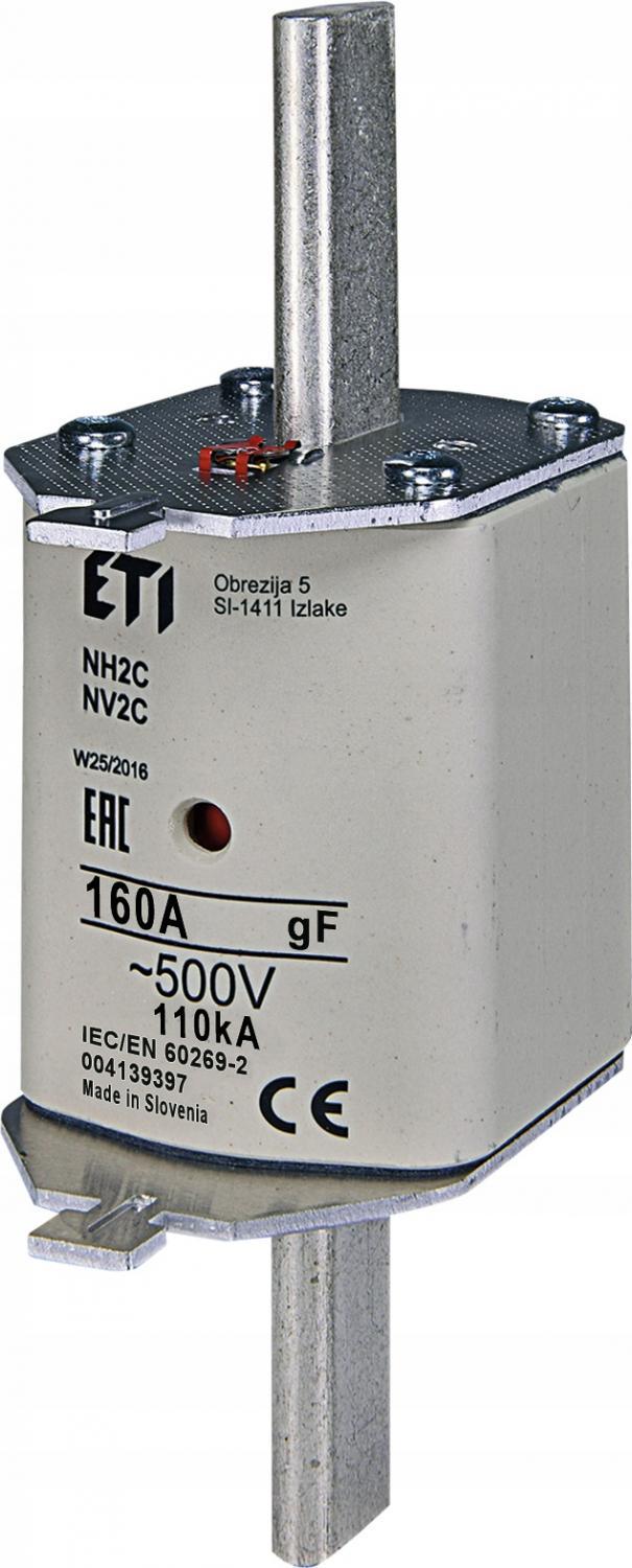 ETI Wkładka topikowa szybka NH2/WT-2C GF 160A/500V