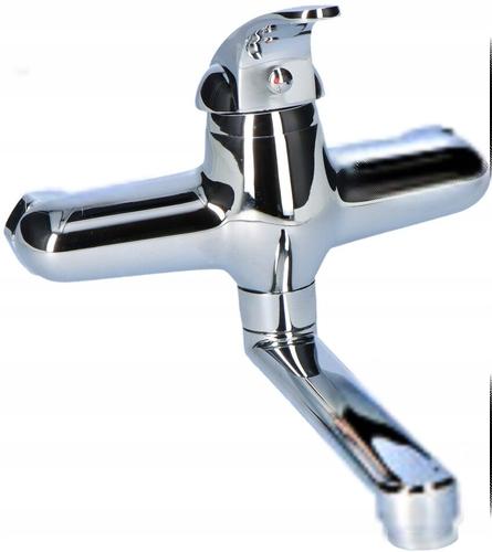 ONNLINE Bateria umywalkowa Gala ścienna na ( wylewki 16 cm) chrom Onnline