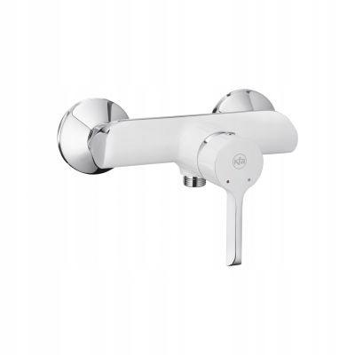 Bateria natryskowa ścienna ARMATURA KRAKÓW BARYT 2-otw mosiężna chrom