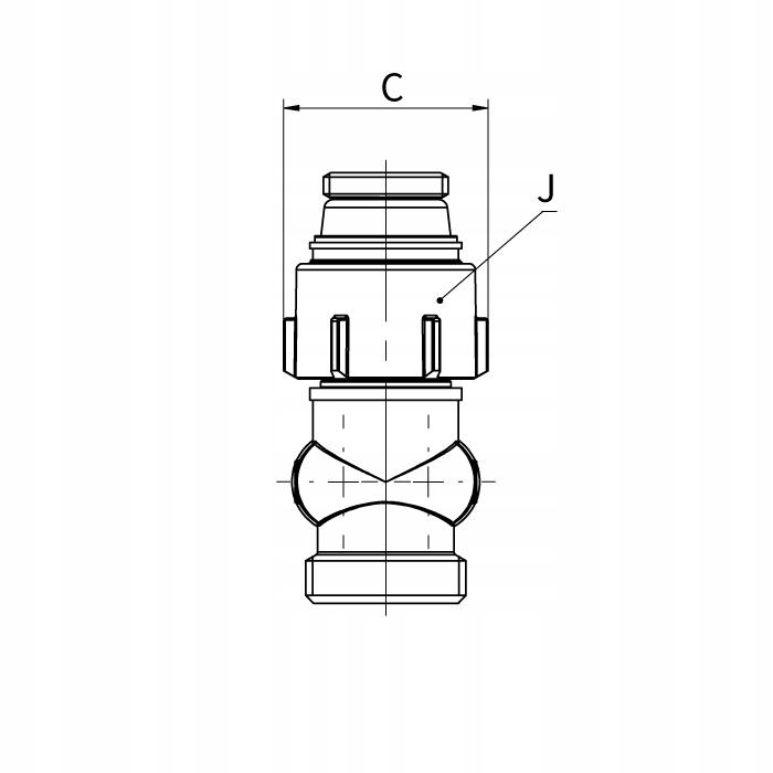 Moduł krzyżujący przepływ - Prosty Flamco 48h