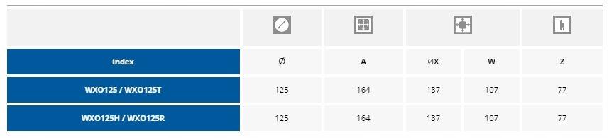 AWENTA Wentylator sufitowy WXO125 - kostka