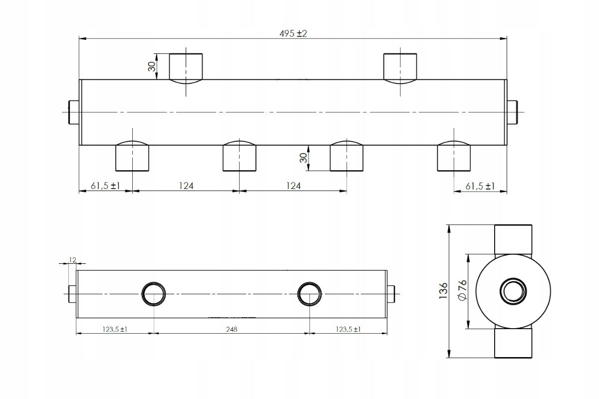 AFRISO Sprzęgło hydrauliczne ocieplone AFRISO BLH 850 z rozdzielaczem,