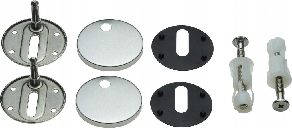 DEANTE Miska WC wisząca bezkolierzowa Round + deska