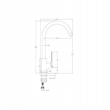 INVENA BATERIA ZLEW. NERI INVENA TREND CZARNA